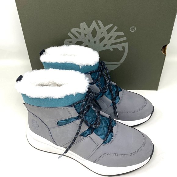 💖MEGA SALE💖Timberland WOMEN 9.5 TB 0A2CQF 060 BOROUGHS PROJECT PULL Dark Grey - Picture 2 of 9